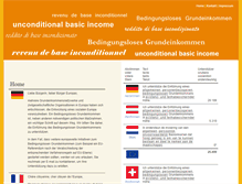 Tablet Screenshot of basicincomeinitiative.eu